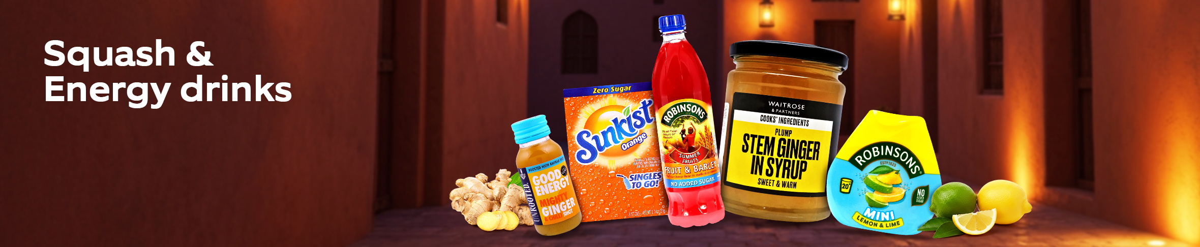 Squash & Energy drinks